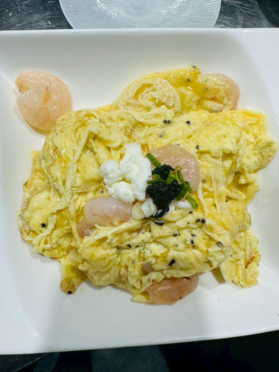 松露滑蛋蝦仁